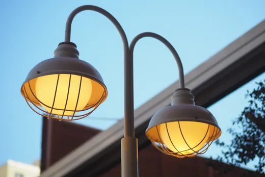 Outdoor pole lighting installation by licensed electrician in Delmar, DE — Simmons Electrical Services
